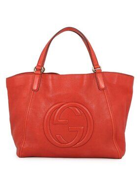 Gucci Tote Soho Interlocking Leather